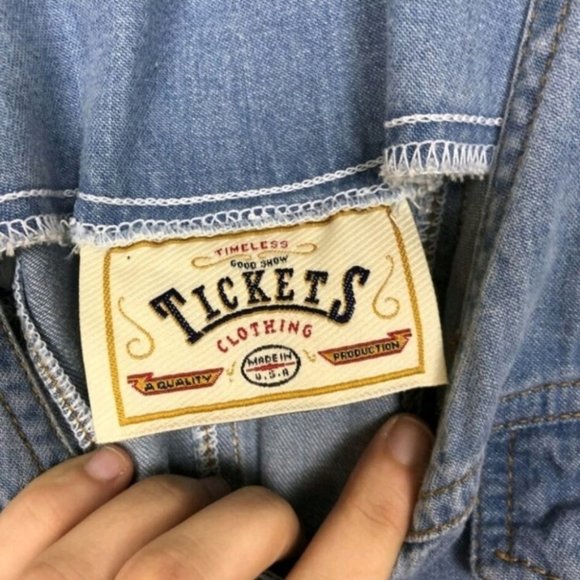 VINTAGE DENIM DRESS - Picture 6 of 7